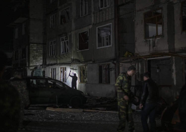 Stepanakert Shelled