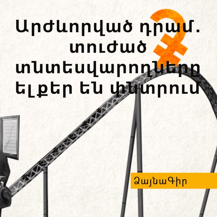 Արժևորված դրամ․ տուժած տնտեսվարողները ելքեր են փնտրում