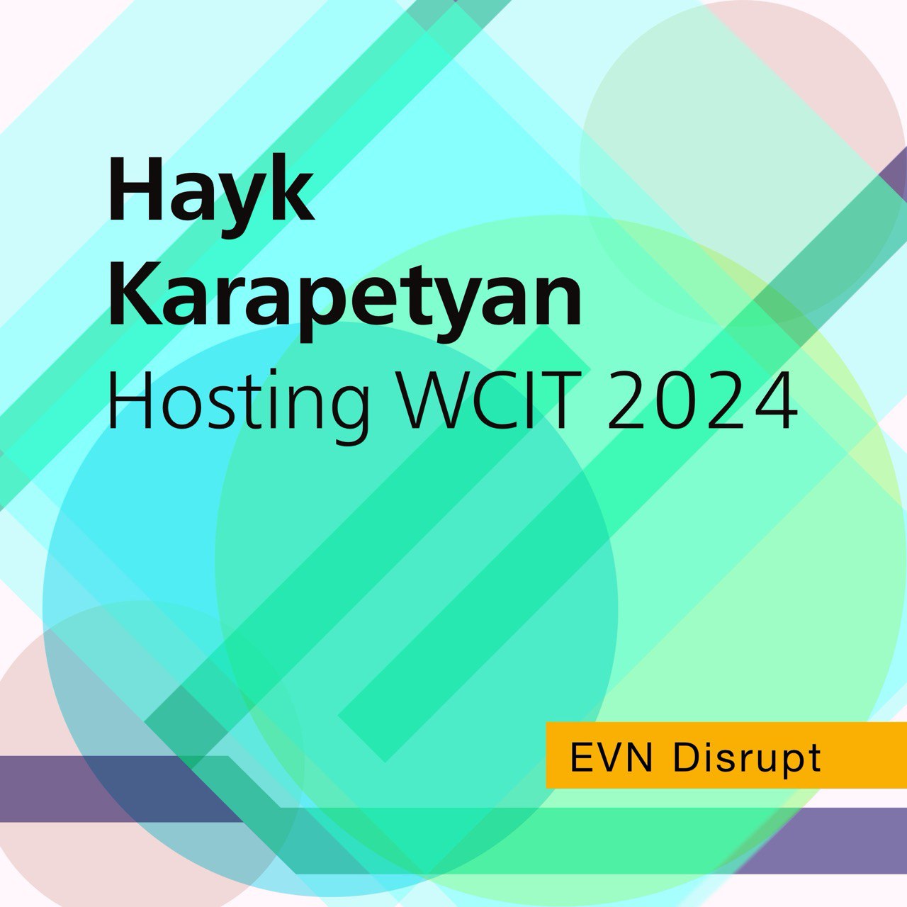 Hayk Karapetyan: Hosting WCIT 2024