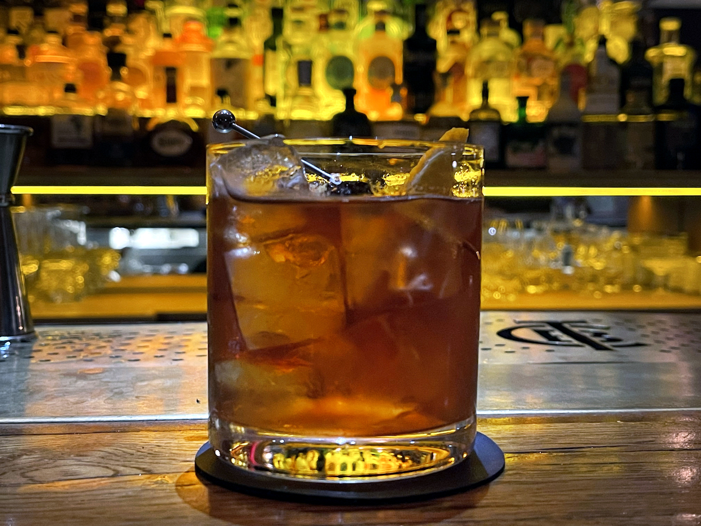 Bird Cage Old Fashioned Drink